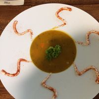 Carrot soup at Blue in Penang