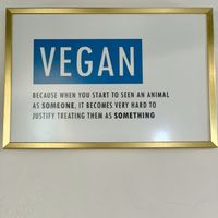 Nice little sign on the wall   at Blue in Penang