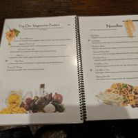 Menu at Shanti Lodge in Bangkok