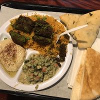 Plate of yumminess at Sultan's Market - Wicker Park in Chicago