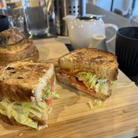 BLT toastie   at Love Madre in Cheltenham