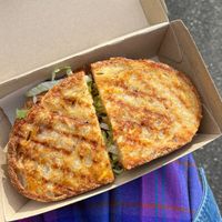 Cheeseburger Toast ($16) at Love Madre in Cheltenham