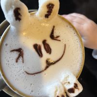 Bunny cino 🐰  at Love Madre in Cheltenham