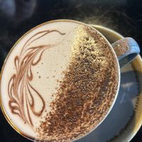 Hot chocolate (several amazing flavours )  at Love Madre in Cheltenham