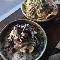 Pancakes and nachos😍 at Love Madre in Cheltenham