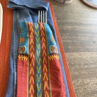 Eco friendly napkin & utensils pack   at Living Food and Juices in Kingston
