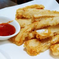 오징어튀김 at Pyeonhan Jipbap - 편한집밥 in Busan