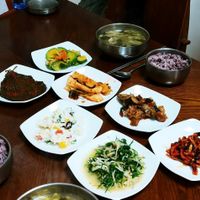 점심 정식 at Pyeonhan Jipbap - 편한집밥 in Busan