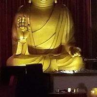 Restaurant backdrop at AZIA in Palm Beach