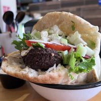 Falafel Pita Bread   at Eat Bar in Playa Del Carmen