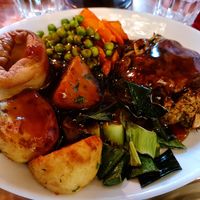 Vegan nut roast at The Imperial Arms in Chislehurst