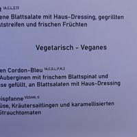 nur 1 explizit veganes gericht🥲 at Kugelofen in Weinheim