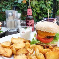 Beyond Meat Burger at Judy's Pflug in Karlsruhe