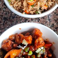 Veg Fried Rice, Schezuan tofu at Windmill in Nairobi