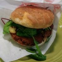 Vegan Burger at Spor 1 in Aalborg