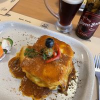 Francesinha de cogumelos. Divina, cheia de sabor e cogumelos de alta qualidade. at Tudo aos Molhos in Sao Joao Da Madeira
