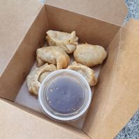 Pot Stickers  at Golden Era Vegan Restaurant in San Francisco
