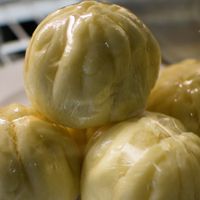 food at counter at Golden Era Vegan Restaurant in San Francisco