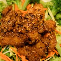 vegan lemon grass chicken at Golden Era Vegan Restaurant in San Francisco