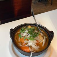 Clay pot at Golden Era Vegan Restaurant in San Francisco