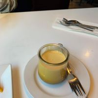 Flan at Golden Era Vegan Restaurant in San Francisco
