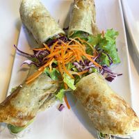 Asian Wraps  at Golden Era Vegan Restaurant in San Francisco
