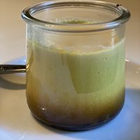 Caramel Flan  at Golden Era Vegan Restaurant in San Francisco