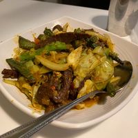 Curry Okra at Golden Era Vegan Restaurant in San Francisco