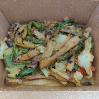 Curry king mushroom at Golden Era Vegan Restaurant in San Francisco