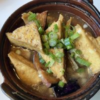 Mama’s claypot  at Golden Era Vegan Restaurant in San Francisco