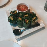 Avocado Rolls at Golden Era Vegan Restaurant in San Francisco