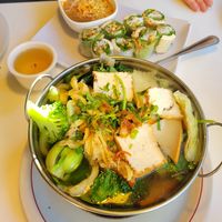 The soup was nice at Golden Era Vegan Restaurant in San Francisco