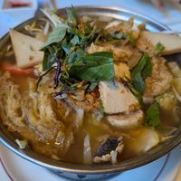 Spicy Sweet & Sour Soup at Golden Era Vegan Restaurant in San Francisco