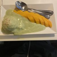 Even Saved Some Room for Dessert- Sticky Mango Rice - Next Time I’d Say Not TOO Much Sauce or on the Side - Mango 🥭 Hit the Spot 🥰  at Golden Era Vegan Restaurant in San Francisco