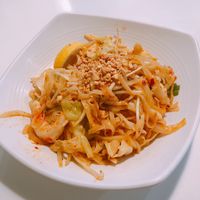 Pad thai at Golden Era Vegan Restaurant in San Francisco