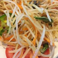 Papaya salad at Golden Era Vegan Restaurant in San Francisco