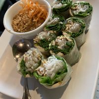 Fresh spring rolls at Golden Era Vegan Restaurant in San Francisco