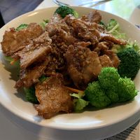 Lemongrass chicken - stunningly good at Golden Era Vegan Restaurant in San Francisco