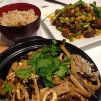 same Chinese food as old menu, prettier plates at Golden Era Vegan Restaurant in San Francisco