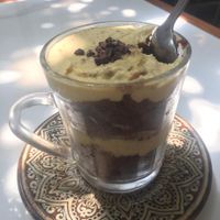 Bolo de pote cacau com maracujá at Alimentos da Vila in Salvador