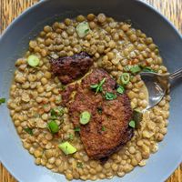 Lentil Main Dish (Special) at Szabad Bisztro in Budapest