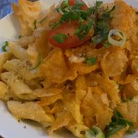 Carbonara with Rice Bacon  at Szabad Bisztro in Budapest