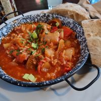 Very tasty hungarian dish at Szabad Bisztro in Budapest