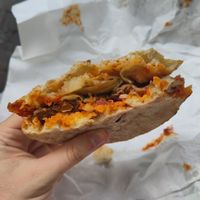 Balkan Burger inside at Szabad Bisztro in Budapest