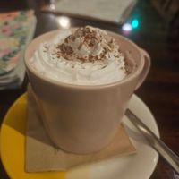Hot chocolate! at Szabad Bisztro in Budapest