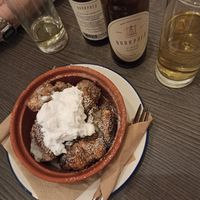 Hungarian "golden dumplings" #Veganuary at Szabad Bisztro in Budapest
