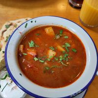 Le goulasch at Szabad Bisztro in Budapest