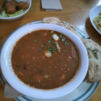 Bean goulash at Szabad Bisztro in Budapest