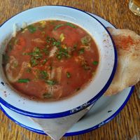 Goulash soup at Szabad Bisztro in Budapest