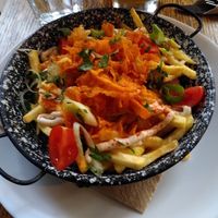 Dirty fries at Szabad Bisztro in Budapest